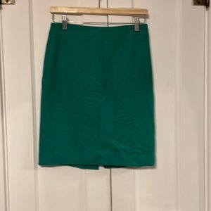 Green pencil skirt